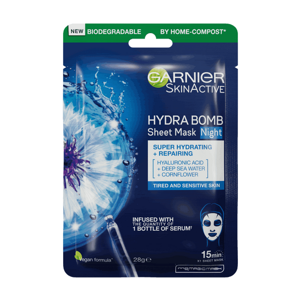 Garnier Hydra Bomb Night Tissue Mask