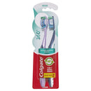 Colgate 360° Whole Mouth Clean Manual Toothbrush Medium 2 Pack