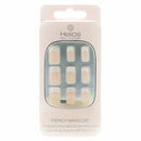 Helios French Mani Artificial Nails - Long Pink 24 pieces