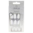 Helios French Mani Artificial Nails - Stiletto White 24 pieces