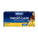 Bioglan Rapid Action Throat-Clear Honey & Lemon Lozenges 20 Pack