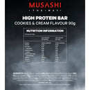 Musashi High Protein Bar Cookies and Cream 90g