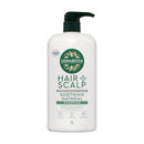 DermaVeen Hair + Scalp Soothing Oatmeal Shampoo for Dry, Flaky or Sensitive Scalps 1L