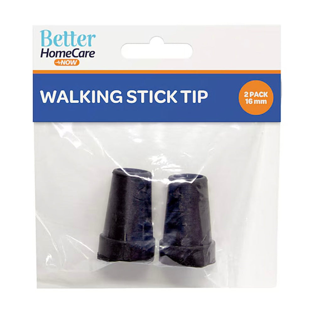 Only Stick Tip In Better Home Care Now Walking Stick Tips Black 16mm - 2 Pack