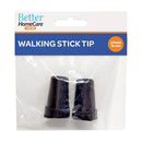 Better Home Care Now Walking Stick Tips Black 16mm - 2 Pack