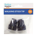 Better Home Care Now Walking Stick Tips Black 19mm - 2 Pack