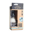 Basicare Mens Grooming Shaving Brush With Stand