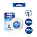Oral B Essential Waxed Clean Dental Floss Mint 50m