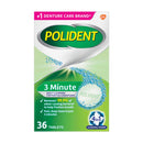 Polident 3 Minute Daily Cleanser for Dentures 36 Tablets