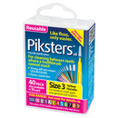 Piksters® Interdental Brushes Yellow Size 3 40 Pack