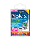 Piksters® Interdental Brushes White Size 2 40 Pack