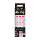 Glam by Manicare Glam Ready Pre-Glued Nails 30pcs - La Petite French