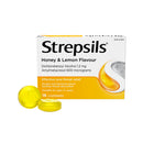 Strepsils Sore Throat Relief Honey & Lemon Lozenges 16 Pack
