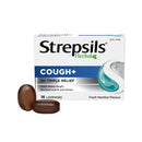 Strepsils Herbal Cough + Lozenges Fresh Menthol 16 Pack