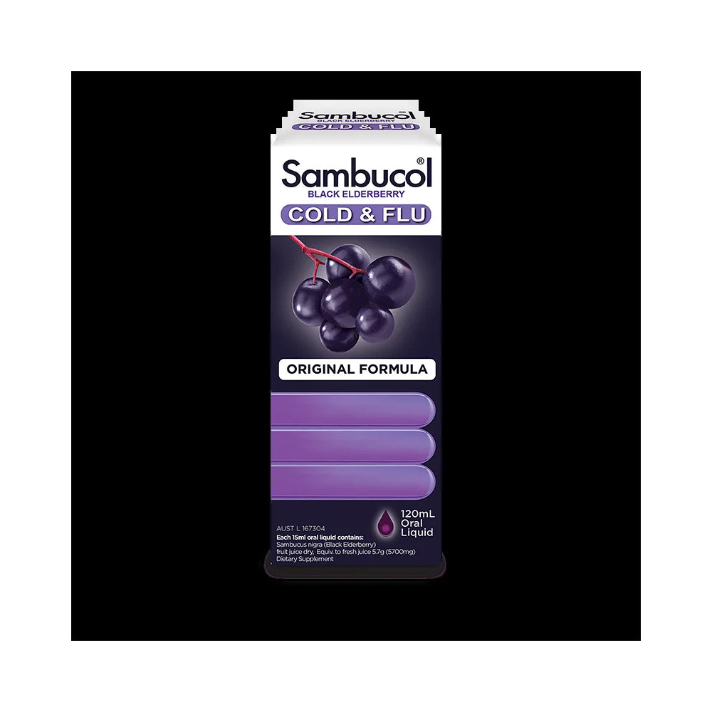Sambucol Cold & Flu Syrup 120ml