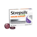 Strepsils Herbal Immune Support Lozenges Elderberry 16 Pack