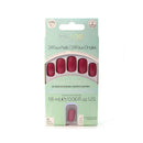 Helios Plant Based Press On Nails - Red Square 24 pieces