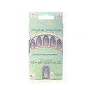 Helios Plant Based Press On Nails - Light Blue Ombre Stiletto 24 pieces