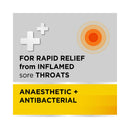 Strepsils Extra Honey & Lemon Fast Numbing Sore Throat Pain Relief with Anaesthetic Lozenges 36 Pack