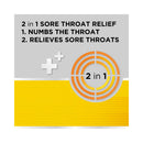 Strepsils Extra Honey & Lemon Fast Numbing Sore Throat Pain Relief with Anaesthetic Lozenges 36 Pack