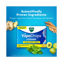 Vicks VapoDrops + Cough Honey Lemon Menthol 16 Lozenges