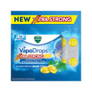 Vicks VapoDrops Xtra Strong Lemon Menthol Blast 16 Lozenges