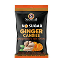 Sugarless Confectionery Orange & Turmeric flavoured Ginger Candies 60g