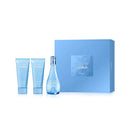 Davidoff Cool Water Woman 3 Piece (100ml Eau De Toilette & Shower Gel 75ml & Body Lotion 75ml)