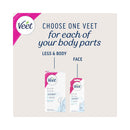 Veet Pure Hair Removal Cold Wax Strips Legs and Body Sensitive Skin 40 Pack