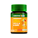 Cenovis Kids Triple Action Vitamin C, D & Zinc - 60 Chewable Tablets