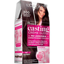 LOréal Paris Casting Crème Gloss Semi-Permanent Hair Colour - 300 Darkest Brown (Ammonia Free)