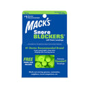 Macks Snore Blockers Soft Foam Ear Plugs 12 Pairs