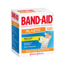 Band-Aid Plastic Strips 100 Pack