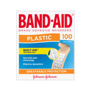 Band-Aid Plastic Strips 100 Pack