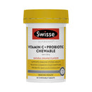 Swisse Ultiboost Vitamin C + Probiotic Chewable 60 Tablets