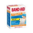 Band-Aid Extra Wide Plastic Strips 40 Pack