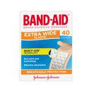 Band-Aid Extra Wide Plastic Strips 40 Pack