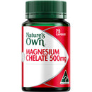 Natures Own Magnesium Chelate 500mg 75 Caps