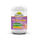 Natures Way Kids Vita Smart Gummies Sugar Free Multi Trio 75 Past