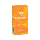 Lifestyles Ultra Thin Condoms 10 Pack
