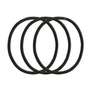 Lady Jayne Black Snagless Elastics - 18 Pack