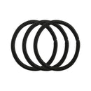 Lady Jayne Black Snagless Thick Elastics - 10 Pack