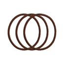 Lady Jayne Brown Snagless Elastics - 18 Pack