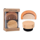 Lenan Military Hair Brush & Comb Set