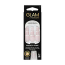 Glam By Manicare Press On Nails -Medium French Pink Kit