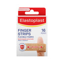 Elastoplast Finger Strip Flexible Fabric Wound Dressing Plaster 16 Pack