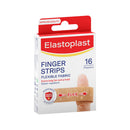 Elastoplast Finger Strip Flexible Fabric Wound Dressing Plaster 16 Pack