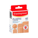 Elastoplast Water Resistant Plastic Plaster Assorted 40 Pack