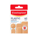 Elastoplast Water Resistant Plastic Plaster Assorted 40 Pack