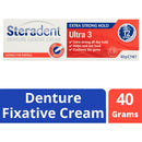 Steradent Ultra 3 Denture Fixative Cream 40g